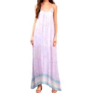 Tobi Bohemian Paisley Maxi Dress Size Medium